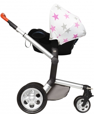 Dooky Hoody Pink Stars